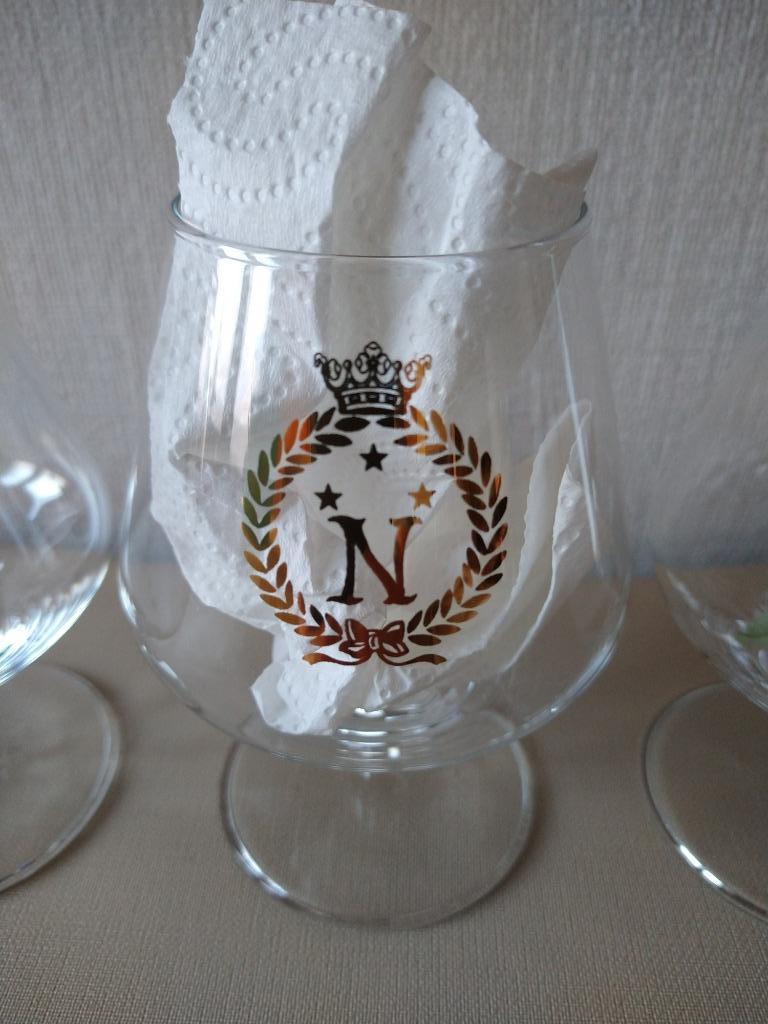 3 mooie oude cognac glazen, Verzamelen, Ophalen