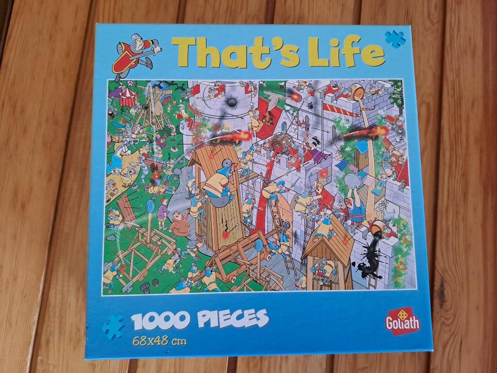 puzzel 'That's life' 1000 stuks GOLIATH, Enlèvement ou Envoi, 500 à 1500 pièces