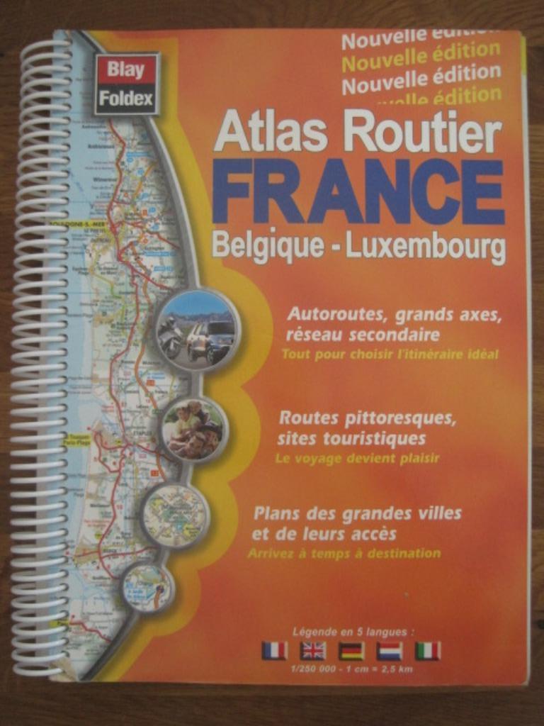 Atlas touristique France - Belgique - Luxembourg nouveau, Enlèvement ou Envoi, Neuf, France, Carte géographique