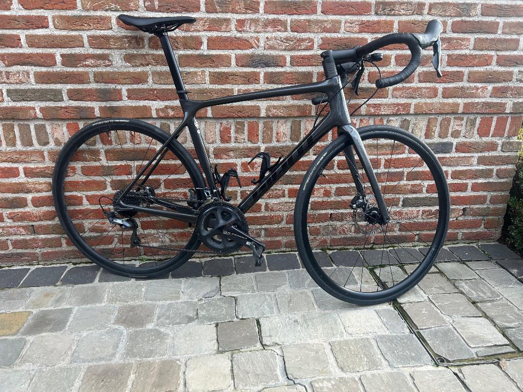 Giant TCR Advanced Disc-Pro Compact Black Black Chrome ML, Fietsen en Brommers, Ophalen, 28 inch, Gebruikt, Carbon