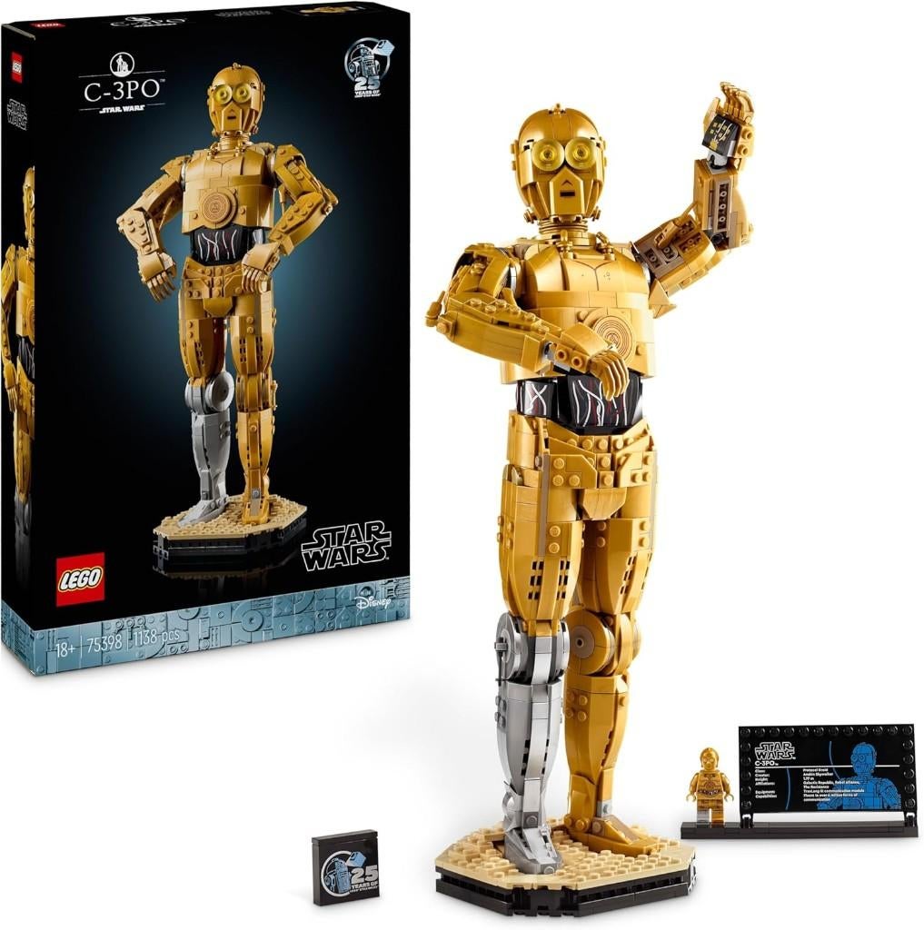 LEGO Star Wars 75398 C-3PO, Ophalen, Gebruikt, Complete set, Lego