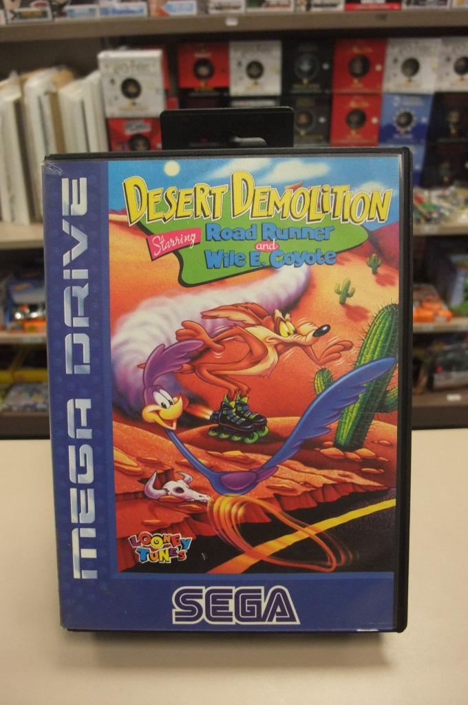 Desert Demolition (cib) Mega Drive, Consoles de jeu & Jeux vidéo, Jeux | Sega, Enlèvement ou Envoi, 1 joueur, Sega, Utilisé