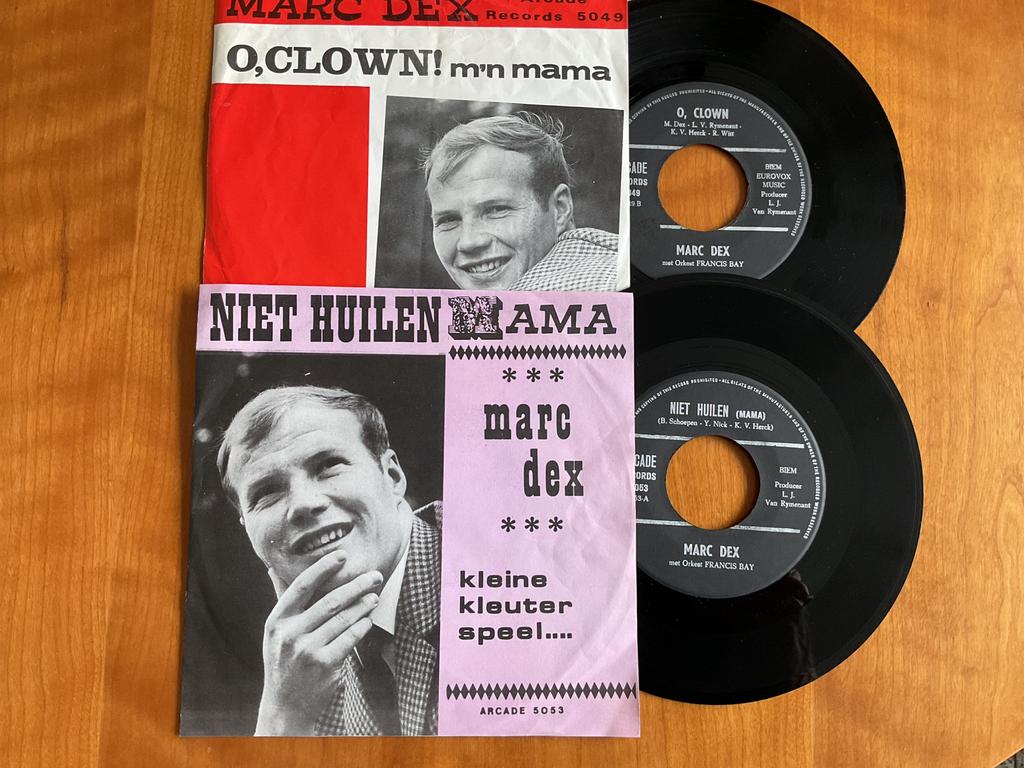 Matc Dex - lotje van 5 singles, Cd's en Dvd's, Vinyl | Nederlandstalig, Ophalen of Verzenden, Gebruikt