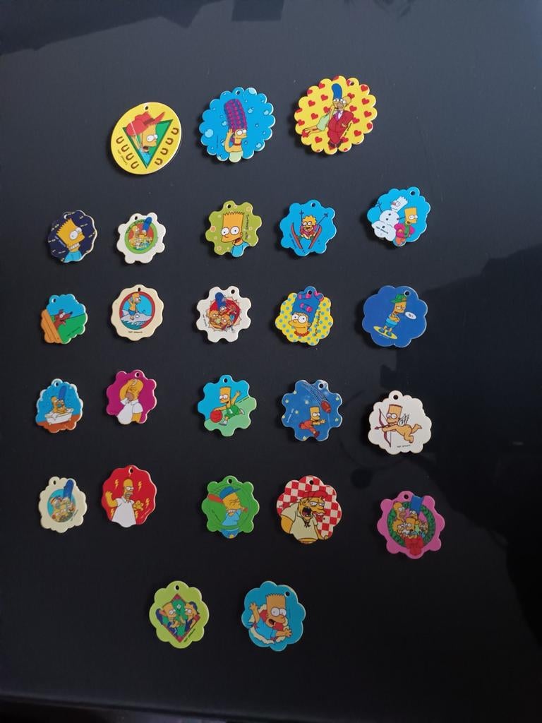 Set flippo Simpsons- 1996, Verzamelen, Ophalen, Losse flippo's
