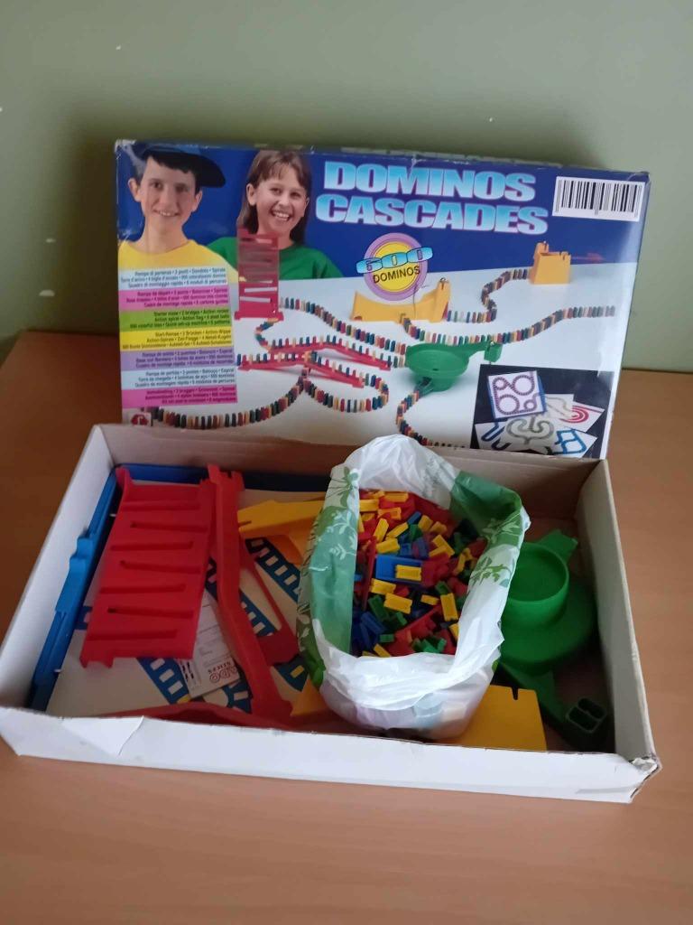 Dominos cascades, Ophalen, Gebruikt, Bouwen