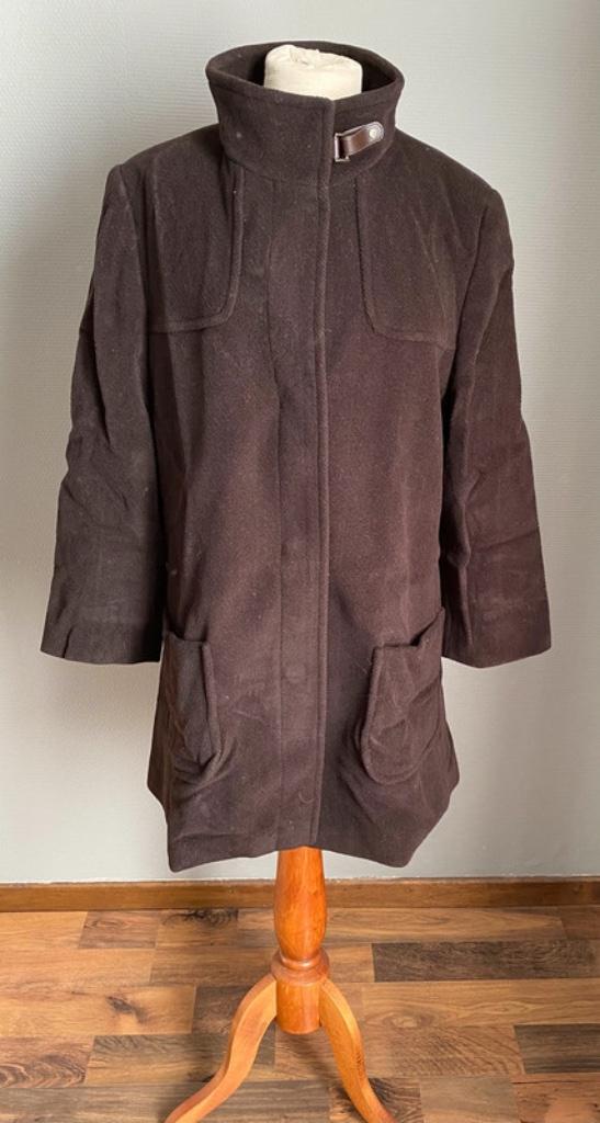 Bruine mantel Basler maat 44, Kleding | Dames, Jassen | Winter, Bruin, Verzenden, Gedragen, Basler