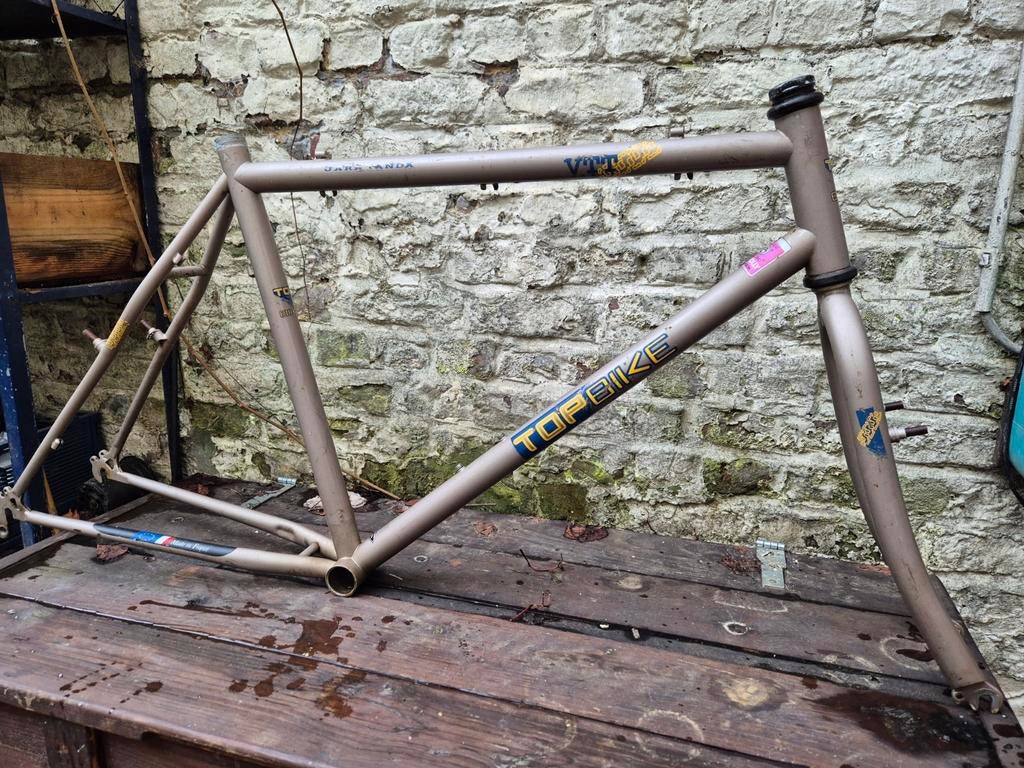 Cadre vtt vintage acier columbus double butted topbike, Enlèvement, Cadre