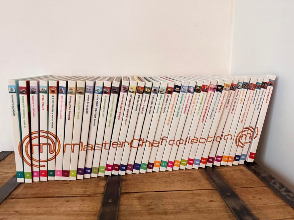 Collection livre de cuisine Masterchef, Ophalen of Verzenden, Zo goed als nieuw