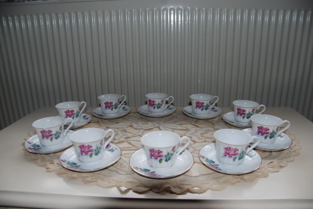 Antiek theeservies in fijn Chinees porselein 20 stuks, Antiek en Kunst, Ophalen