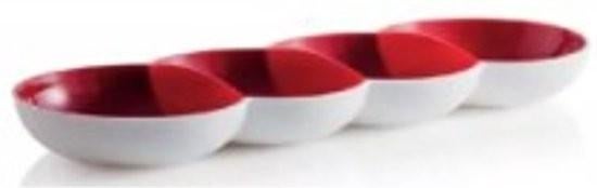 Assiette à tapas, Maison & Meubles, Cuisine| Tupperware, Enlèvement ou Envoi, Neuf, Rouge, Autres types