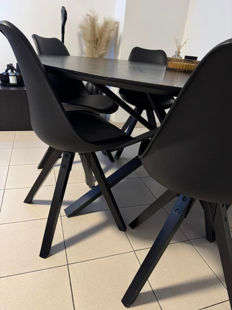 Table et 6 chaises, Enlèvement ou Envoi, Comme neuf