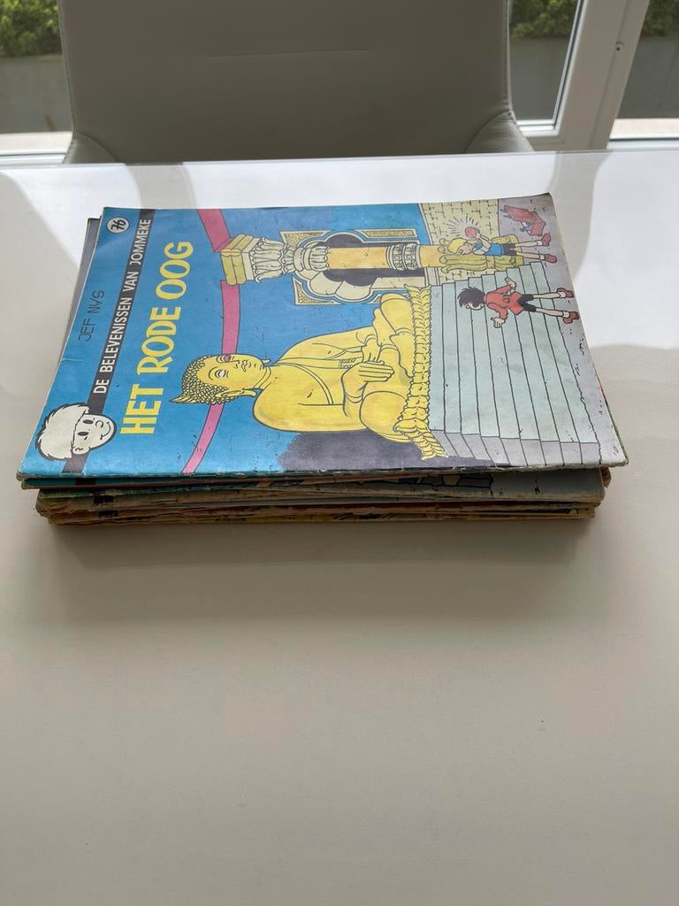 Een lot 14 oude Jommeke album’s, Boeken, Ophalen of Verzenden, Gelezen
