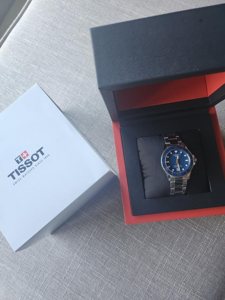 Tissot Seastar 1000 36mm Blauw, Enlèvement ou Envoi
