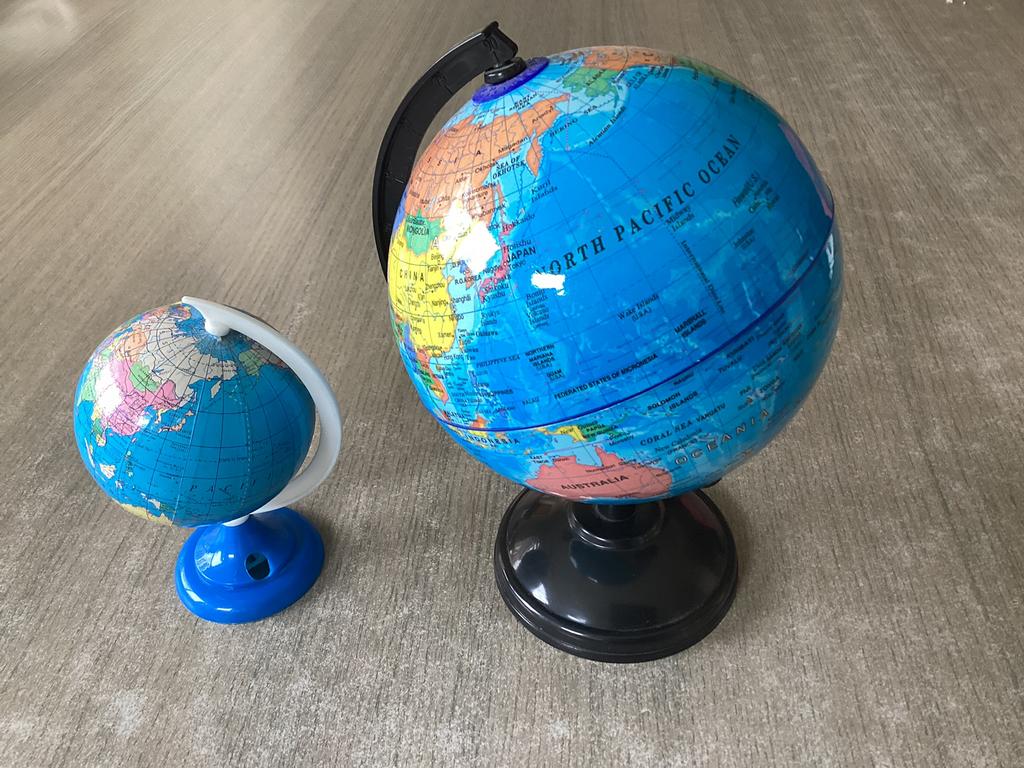 Wereldbol, Huis en Inrichting, Ophalen of Verzenden, Zo goed als nieuw
