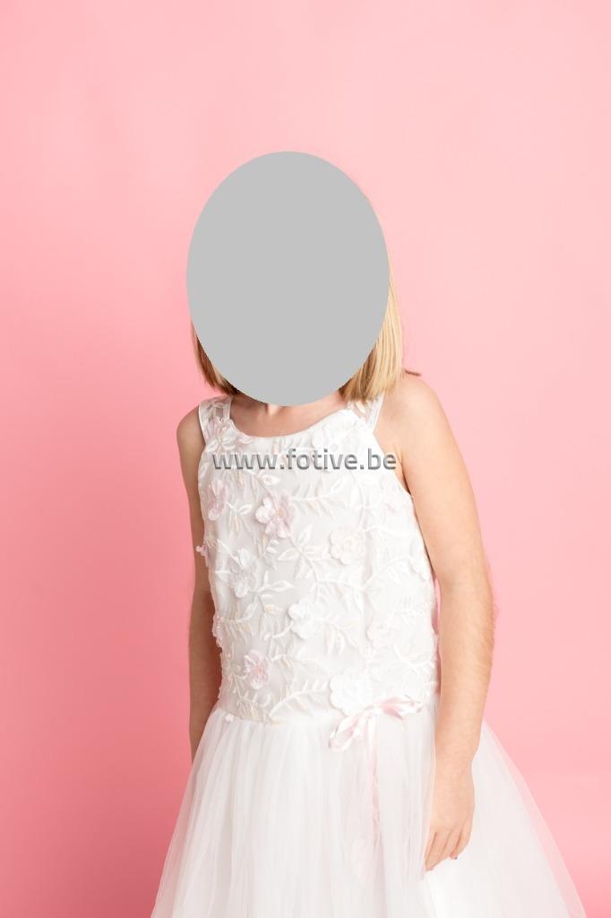 Communiekleedje maat 128, Kinderen en Baby's, Kinderkleding | Maat 128, Zo goed als nieuw, Meisje, Jurk of Rok, Ophalen of Verzenden