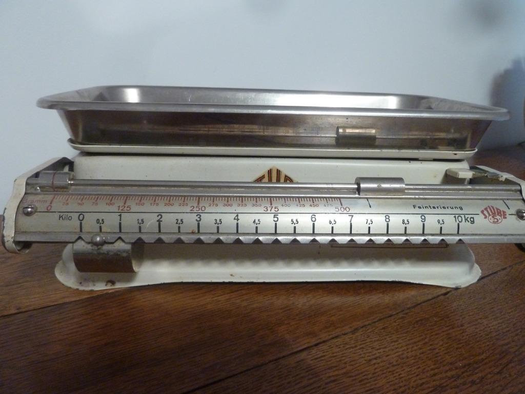 ancienne balance de cuisine/pèse-bébé, Electroménager, Enlèvement ou Envoi, Balance de cuisine