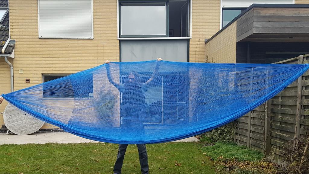 Hangmat tweepersoons, Tuin en Terras, Ophalen of Verzenden, Zo goed als nieuw