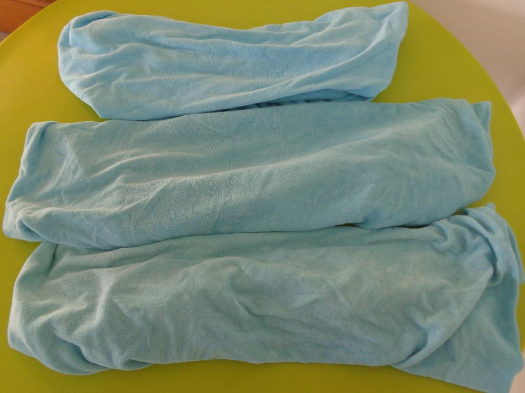 Lot de 3 housses strech pour tapis à langer, Enlèvement ou Envoi, Utilisé, Coussin à langer, Autres marques