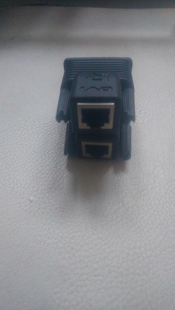 DVI-D naar Rj45-adapter, Ophalen of Verzenden, Zo goed als nieuw