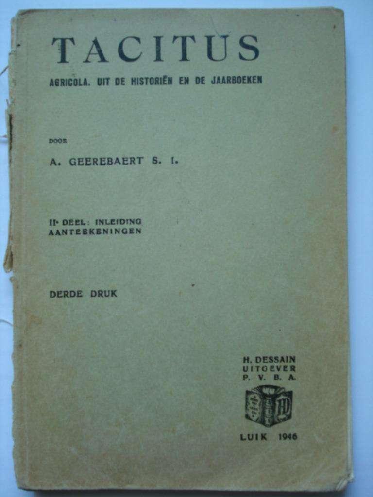 17. Tacitus Agricola Uit de historiën en jaarboeken 2e deel, Gelezen, Verzenden, A. Geerebaert S.I., Latijn