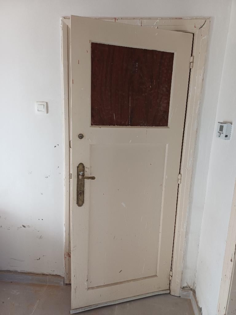Deur te koop, Doe-het-zelf en Bouw, Ophalen, Gebruikt, 80 tot 100 cm, Binnendeur