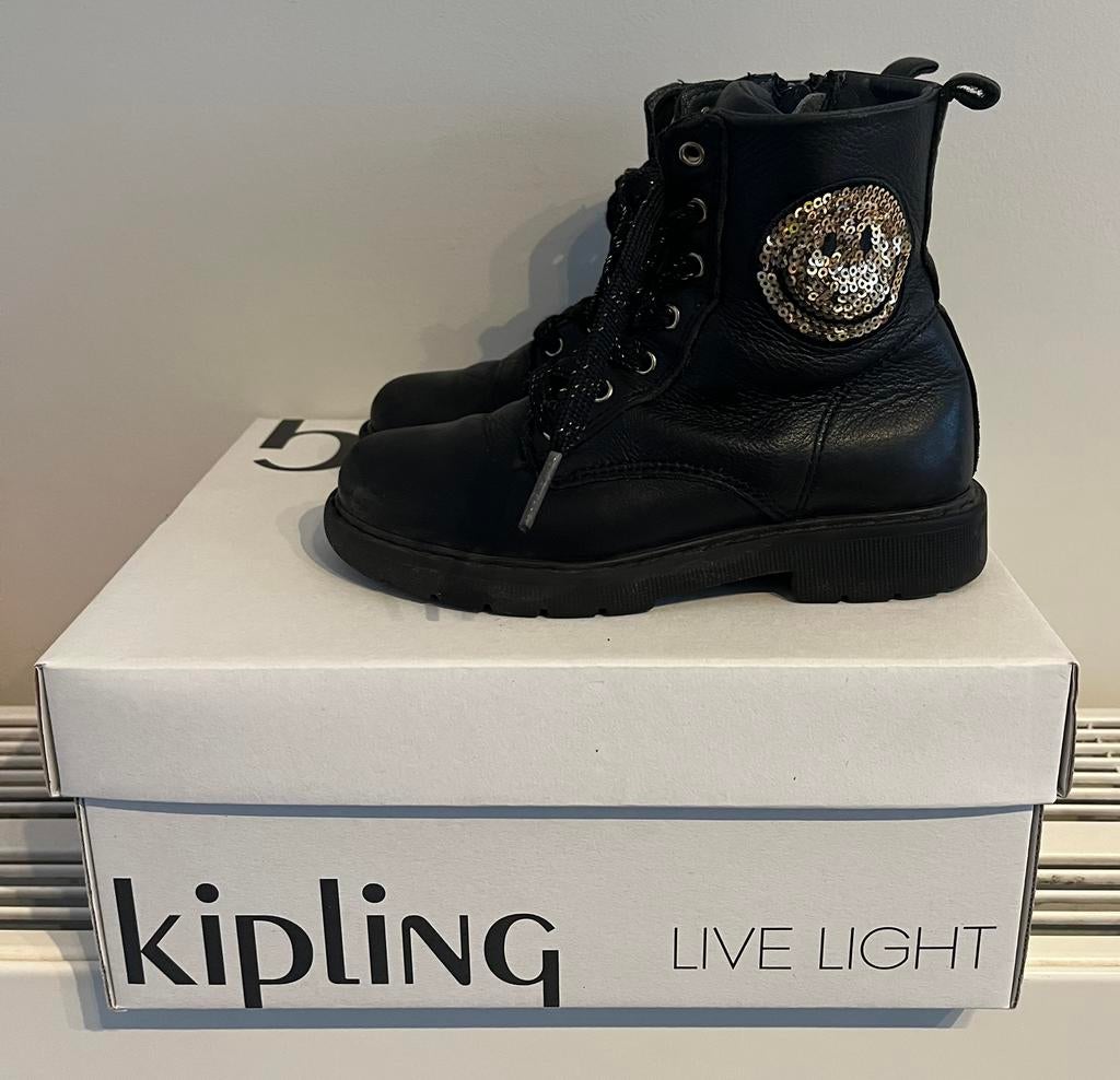Zwarte Kipling boots, maat 28, Kipling, Enlèvement, Utilisé, Chaussures