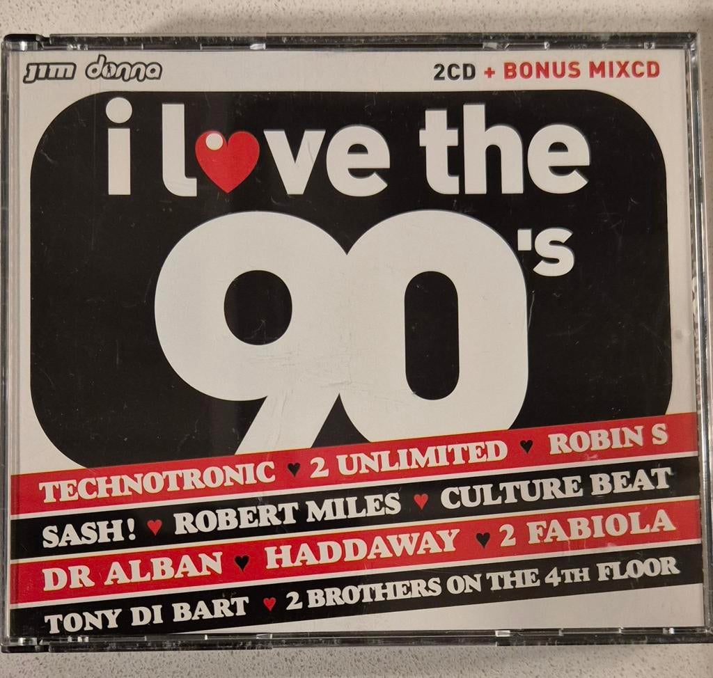 I love the 90's (2 cd), Cd's en Dvd's, Ophalen