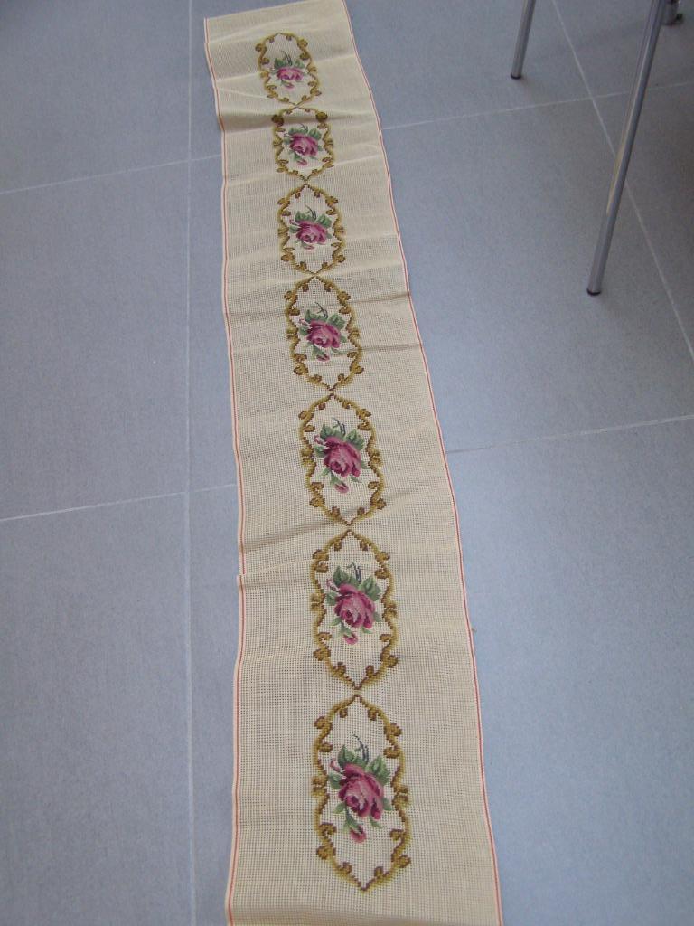 gobelin loper bloemen om zelf te maken, Hobby en Vrije tijd, Ophalen of Verzenden, Nieuw, Handborduren, Onderdeel of Accessoires