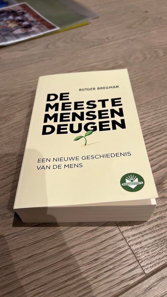 De meeste mensen deugen - Rutger Bregman - NIEUW, Boeken, Ophalen of Verzenden, Nieuw, Overige onderwerpen