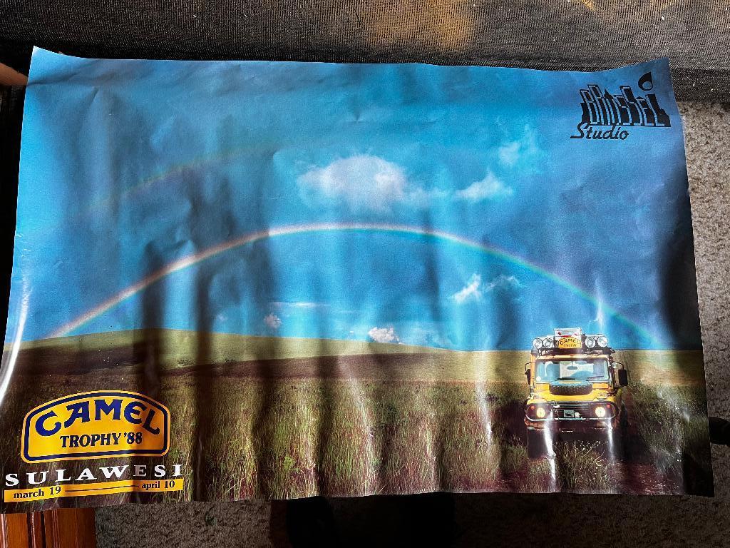 Poster Camel Trophy 1988 Sulawesi, Ophalen, Zo goed als nieuw, Auto