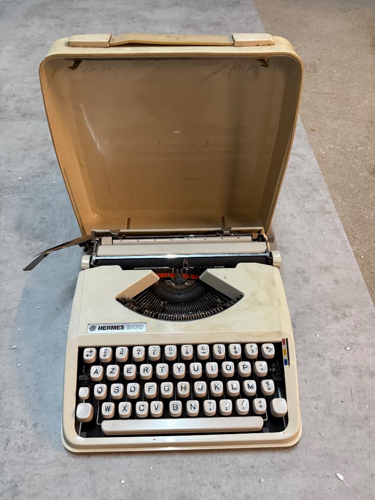 Ancienne machine à écrire Hermes Baby, Divers, Machines à écrire, Enlèvement, Comme neuf