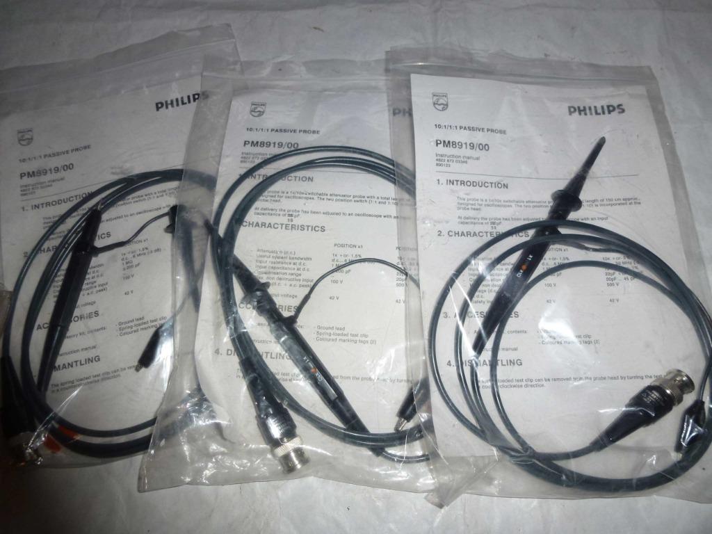 probes d'oscilloscope - 5 pièces neuves, TV, Hi-fi & Vidéo, Câbles audio & Câbles de télévision, Neuf, Autres câbles, Enlèvement ou Envoi