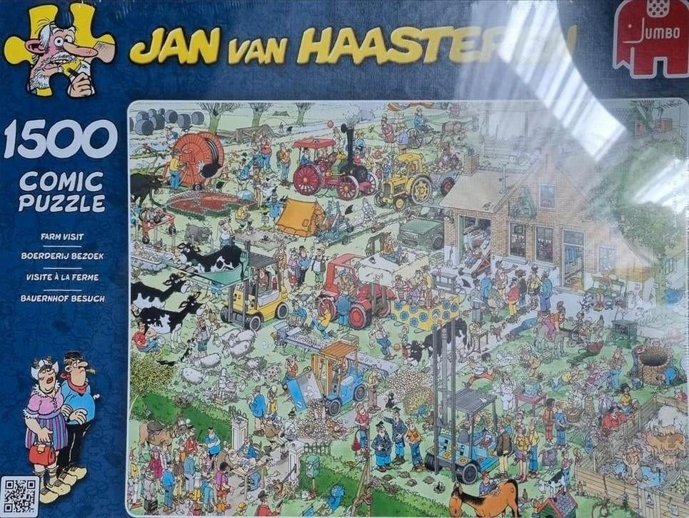Jan van Haasteren; boerderijbezoek 1500x nieuw, Ophalen, Nieuw