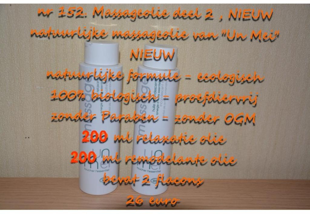 152. Huile de massage partie 2, NEUF, frais de port inclus, Sports & Fitness, Produits de massage, Envoi, Neuf, Huile ou Lotion