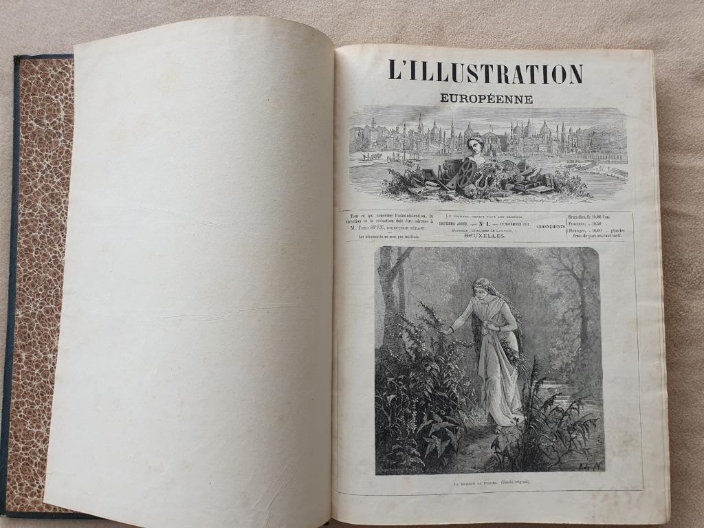 L'illustration Européenne - Théo Spée - 1871/1872 - 2e jaar, 19e eeuw, Ophalen of Verzenden, Zo goed als nieuw, Théo Spée
