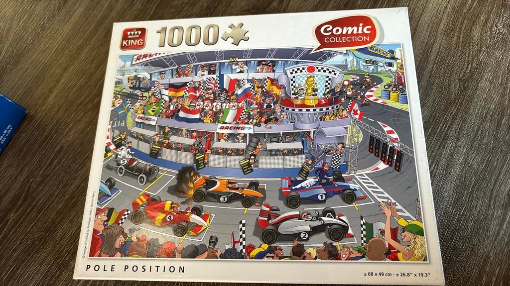 Puzzel comic collection pole position f1, Hobby en Vrije tijd, Ophalen of Verzenden, Zo goed als nieuw