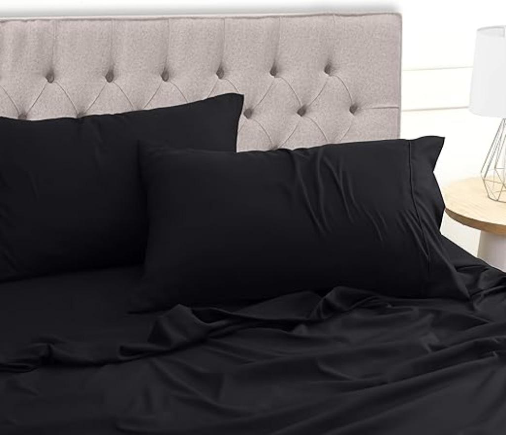 Literie Utopia | 180 x 200 | Linge de lit | Noir | Nouveau, Neuf, -, -, Utopia bedding
