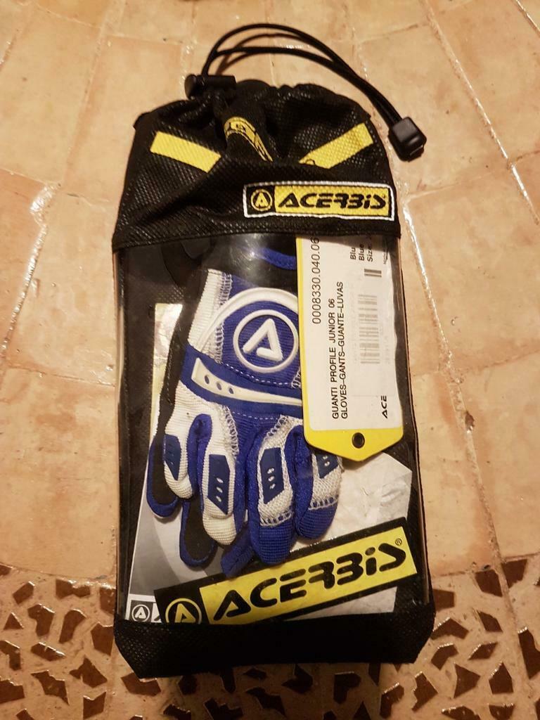 Gants moto cross Acerbis Xs enfant comme neufs, Ophalen of Verzenden