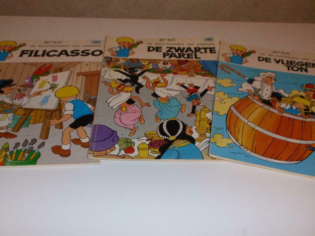 3boeken Jommeke De vliegende ton De zwarte Parel Filicasso, Boeken, Ophalen of Verzenden, Zo goed als nieuw