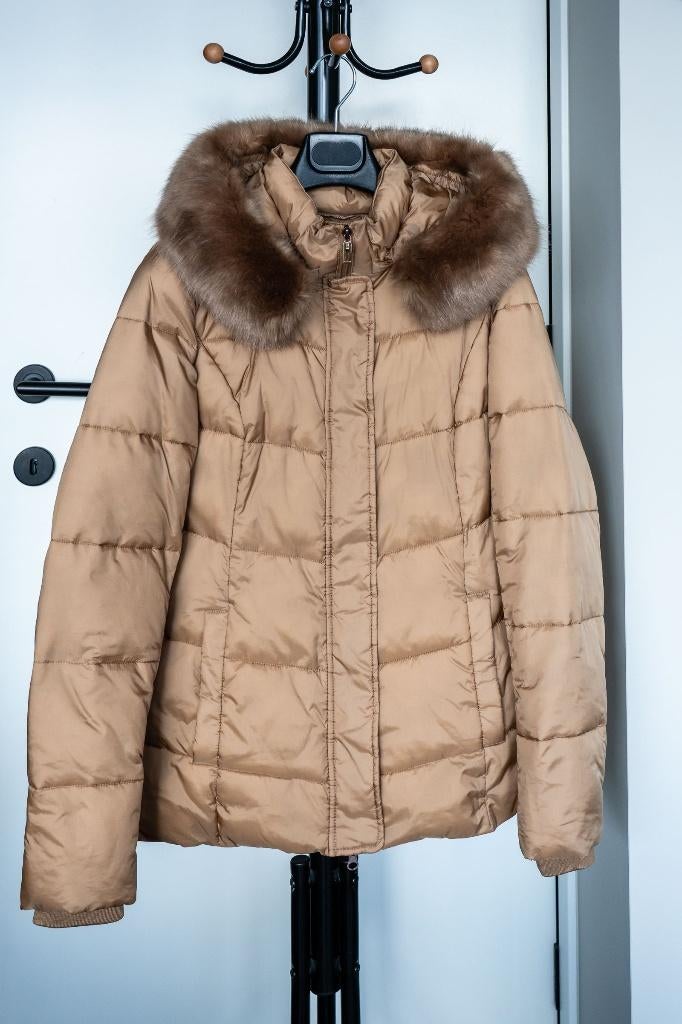 Jas, merk River Woods, maat XS, als nieuw, Verzenden, River Woods, Beige, Zo goed als nieuw