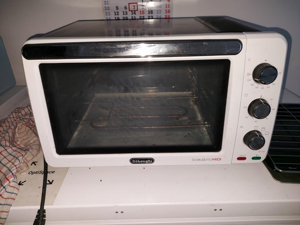 Delonghi midi oven, Ophalen, Zo goed als nieuw, Vrijstaand, Oven