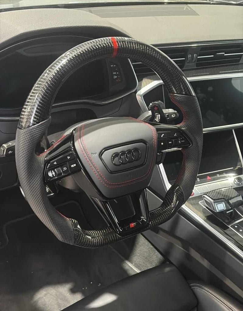 Volant Audi en cuir carbone amélioré S RS des modèles, Enlèvement ou Envoi, Neuf, Audi