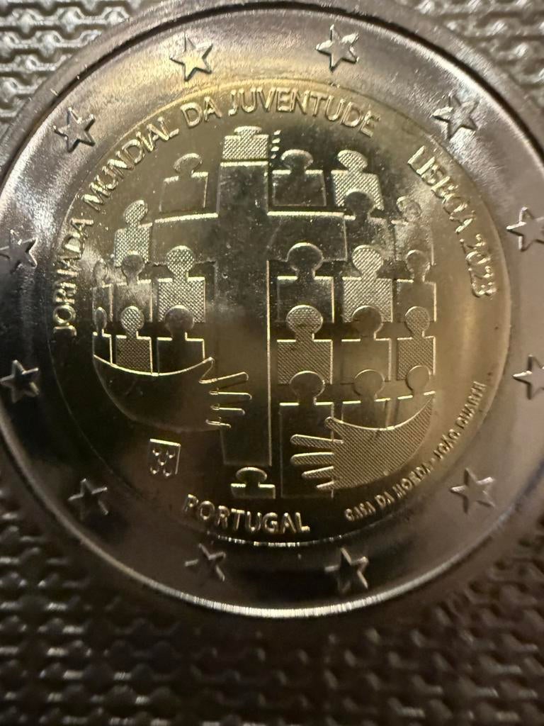 2 euro  portugal 2023 wereld jongeren dag, Timbres & Monnaies, Enlèvement ou Envoi, Portugal, 2 euros
