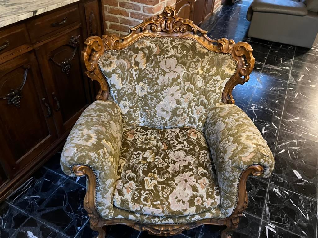 Barokke fauteuil sofa, Enlèvement