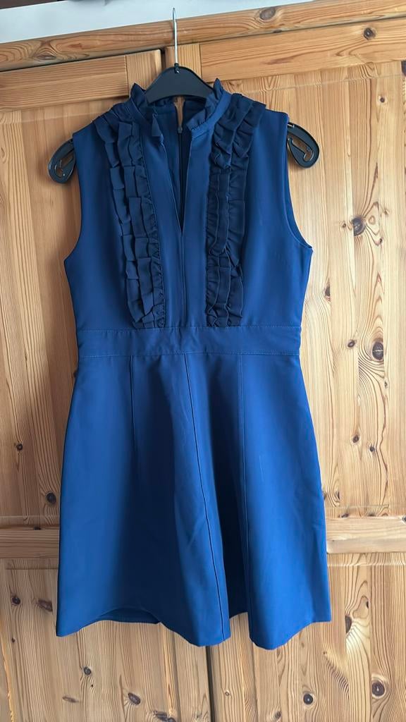 Rinascimento blauw kleed xl, Enlèvement ou Envoi, Comme neuf, Bleu