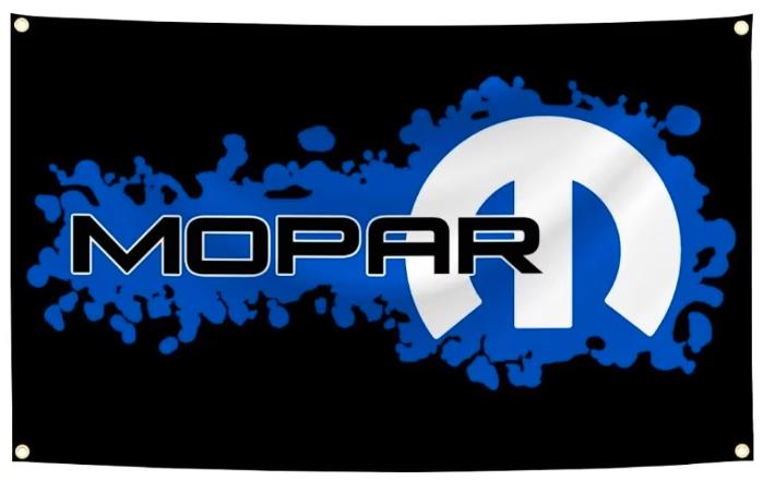 Grote vlaggen Mopar (150x90cm), Ophalen of Verzenden, Nieuw