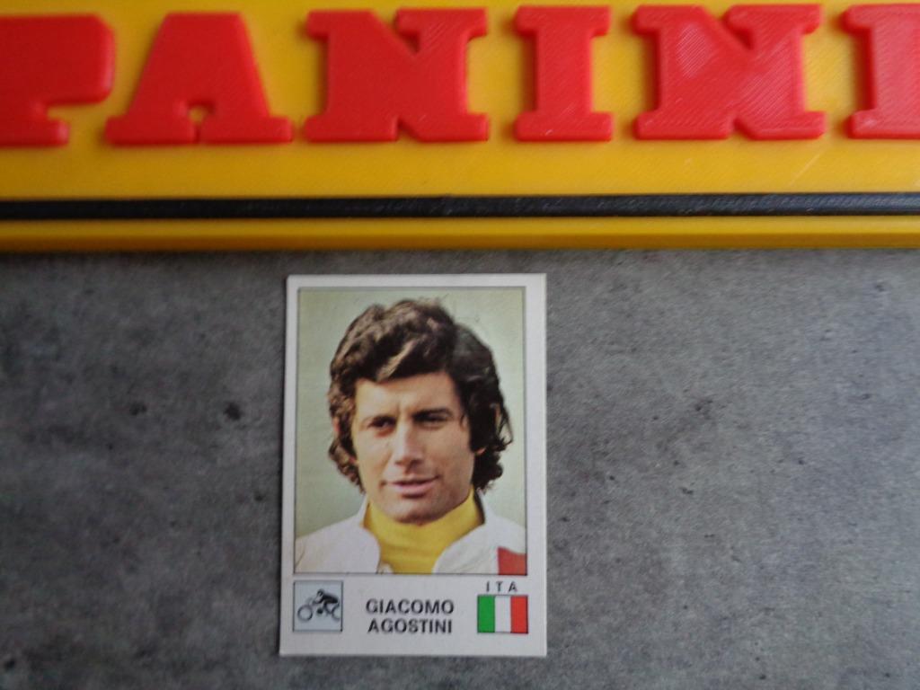 AUTOCOLLANT  PANINI  VEDETTES DE SPORT   AGOSTIN, Envoi, Autocollant
