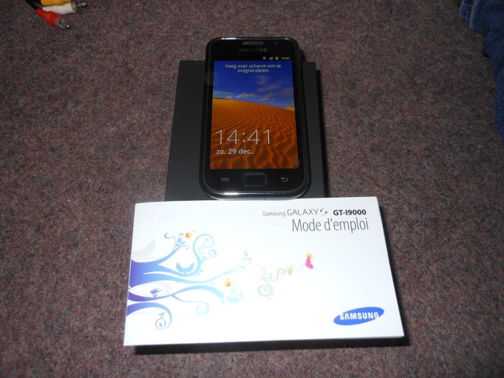 gsm samsung galaxy gt-19000, Telecommunicatie, Mobiele telefoons | Samsung, Overige modellen, Zwart, Touchscreen, Ophalen of Verzenden