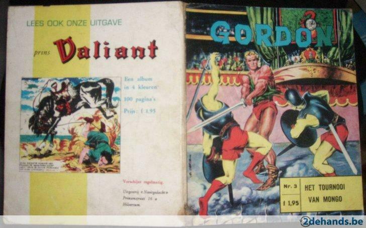 gordon 3 het tournooi van mongo (prins valiant), Boeken, Stripverhalen, Eén stripboek, Ophalen of Verzenden, Gelezen