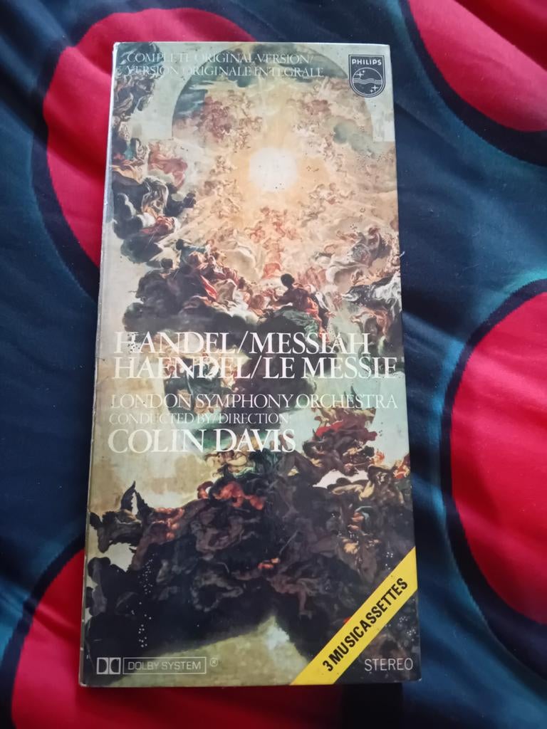 3 cassettes le messie, CD & DVD, Enlèvement ou Envoi, Originale, Avec boîte de rangement, étagère ou coffret, Classique